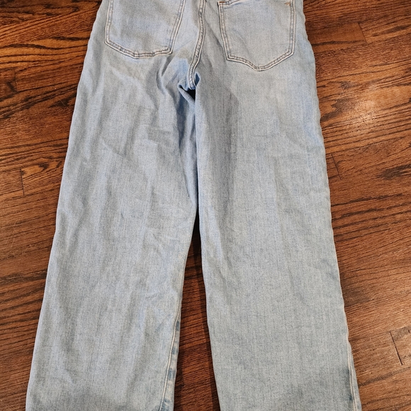 Madewell Faded Light Blue Wide-Leg Jeans - Picture 2 of 5